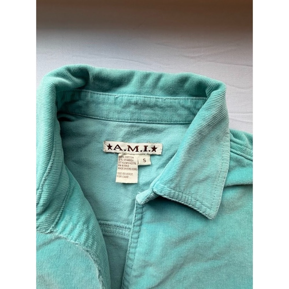 Y2K Women's Corduroy Snap Front Shirt by A.M.I. - Size Small - Picture 4 of 8